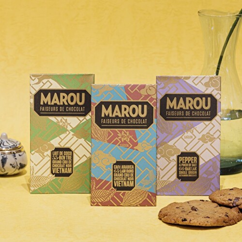 チョコレートブランド「MAROU」のチョコレートバー