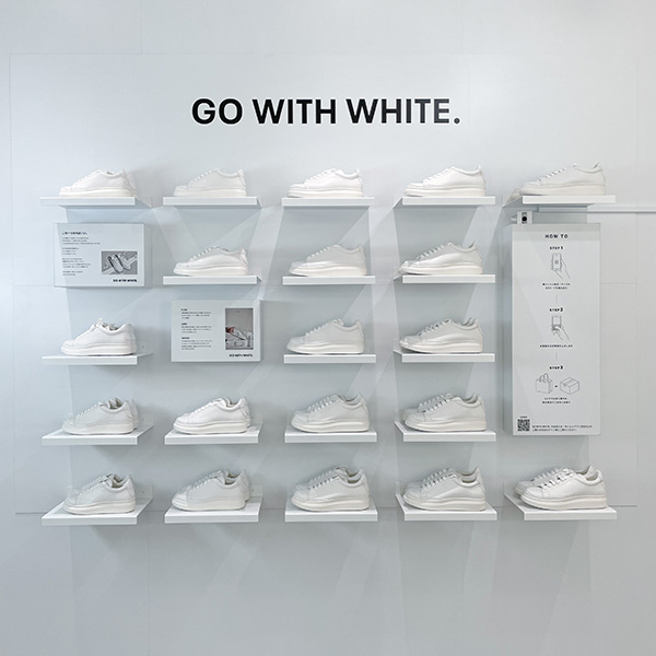 “一生モノ”の白スニーカー、ほしくない？白スニーカー専門ブランド「GO WITH WHITE」のPOPUPが開催中