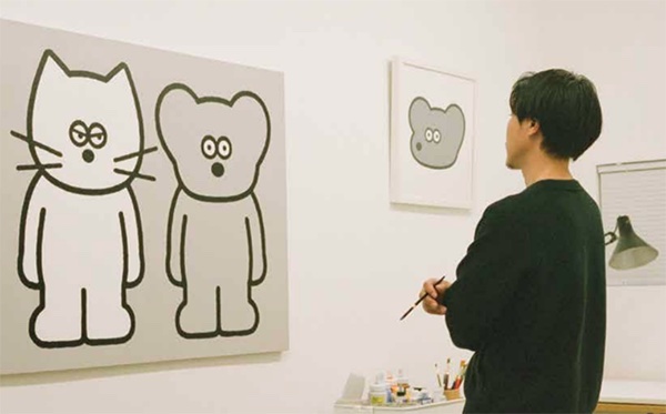 「ねずみのANDY」の作者である松本セイジさんは、NIKEやUNIQLOなど、国内外のさまざまな分野のアート作品を手がけている人気アーティスト