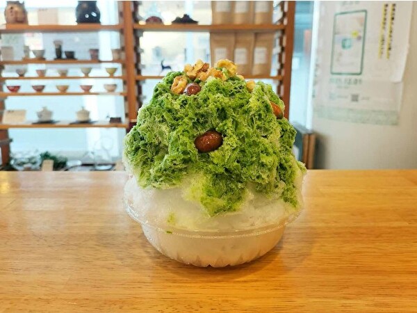 奈良、お茶専門店、おちゃのこ、かき氷、抹茶ミルク氷