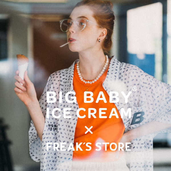アイスクリーム屋さんとコラボした、シャツやキャップにずきゅん。FREAK'S STORE新作がユニークでかわいい