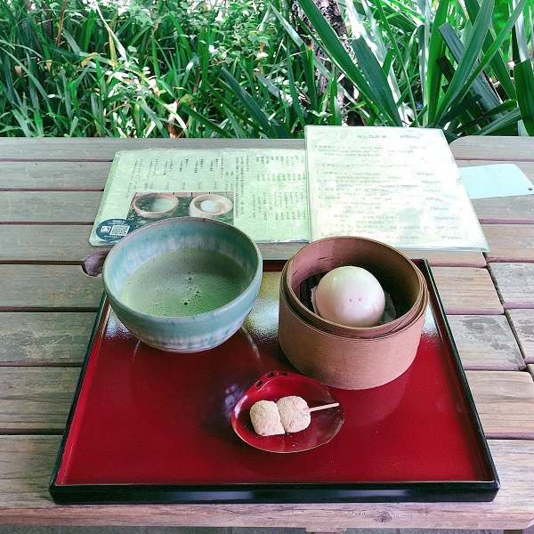 鎌倉・茶寮風花のうさぎまんじゅう抹茶セット