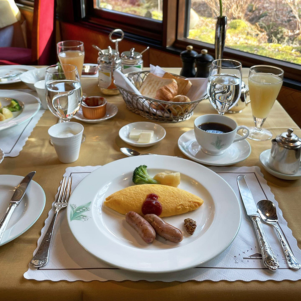 長野「万平ホテル」の朝食