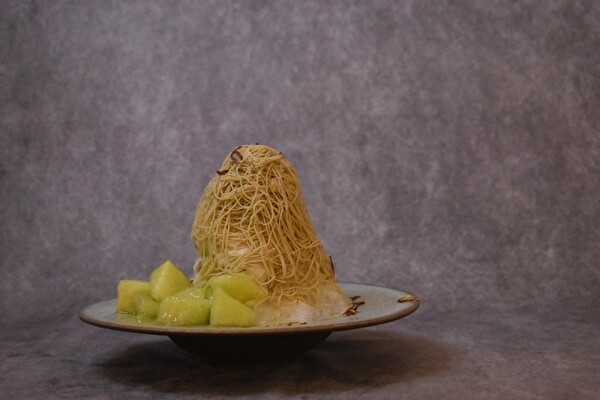 熱海の和栗スイーツカフェ「kiito」の夏季限定「季節の果物のモンブラン氷　夏織」