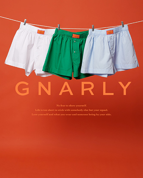 GNARLYの「One Point Trunks」