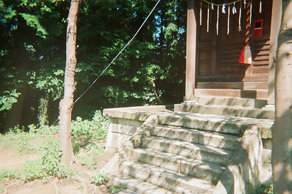 聖蹟桜ヶ丘の「金比羅神社」の階段