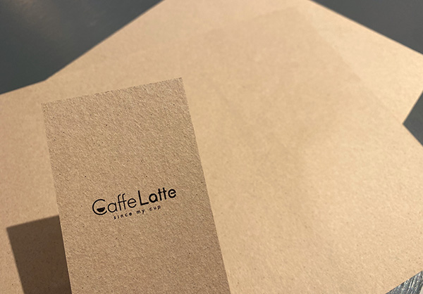 Caffe Latteのオリジナル再生紙