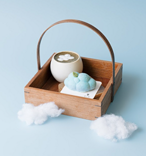 京都、日本茶カフェ、雲ノ茶KUMONOCHA、雲ノ青い雲セット
