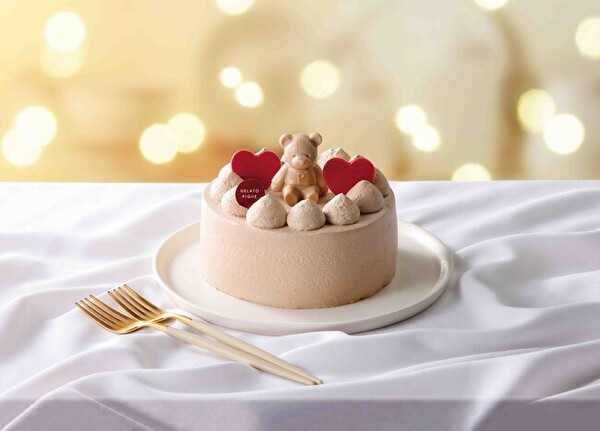 gelato pique、セブン-イレブン、クリスマスケーキ、ブラウンベアのメープル香る ミルクチョコレートケーキ