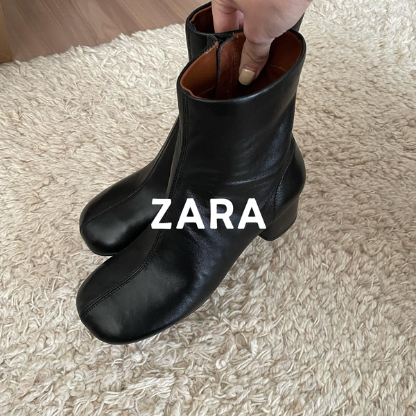 手が届きやすい「ZARA」の本革ブーツが“ハイブラレベル”で大当たり！履き心地も抜群でもう病みつきだよ