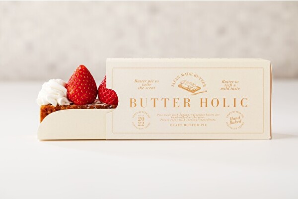 BUTTER HOLIC、クラフトバターパイ、パッケージ