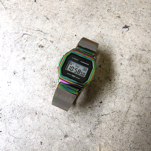 キラッと輝く幻のレインボーカラーがおしゃれ！日本未発売だったCASIOのデジタル腕時計がTiCTAC限定で登場