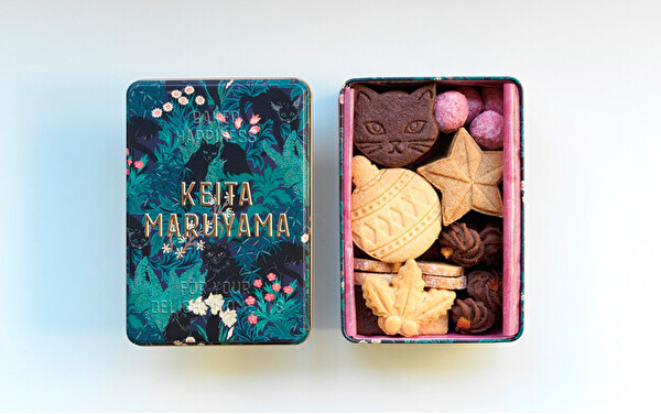 KEITA MARUYAMAのクリスマス限定クッキー缶「CHAT NOIR」