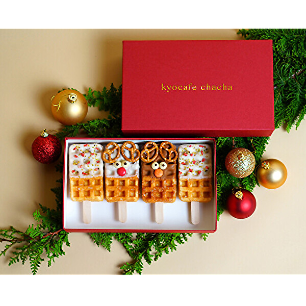 トナカイモチーフはクリスマス限定！かわいいワンハンドスイーツ「京ワッフル」でホムパを盛りあげちゃお