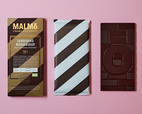 スウェーデンのオーガニックチョコレートブランド「マルメ・ショコラファブリック」の「ブリックチョコレート」