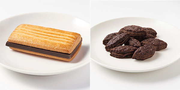 無印良品の「ビターチョコサンドクッキー」と「チョコのひとくちクロワッサン」
