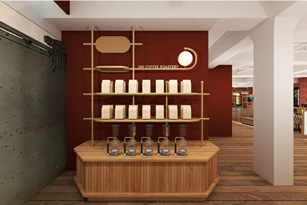 カフェ&ロースタリー「UNI COFFEE ROASTERY横浜赤レンガ倉庫」の店内イメージ