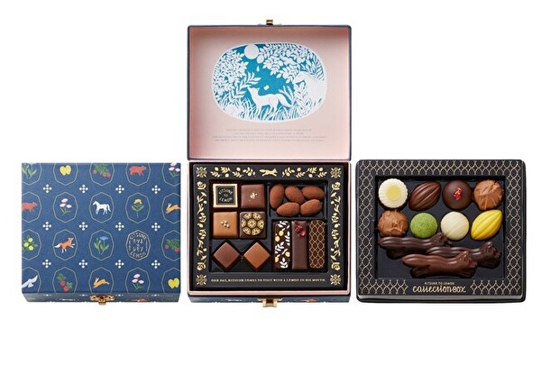 モロゾフの新スイーツブランド「キツネとレモン」2023年限定デザインの「コレクションボックス」