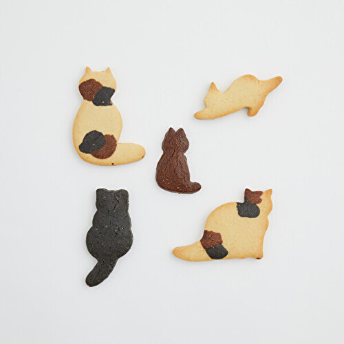 ukafeの限定パッケージ入り「クリスマス限定猫クッキー」4種類の猫クッキー
