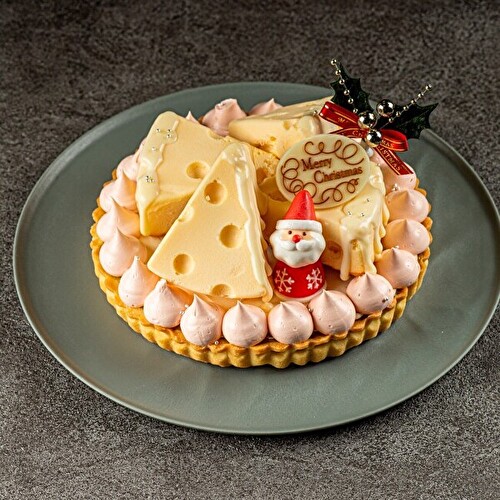 福井のチーズスイーツ専門店「RUNNY CHEESE」のオリジナルクリスマスケーキ