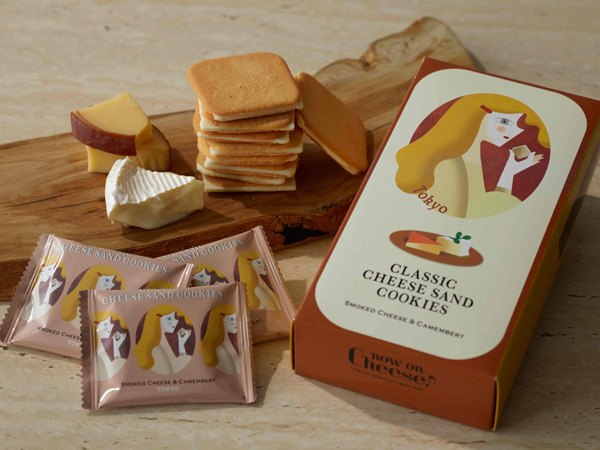 「ナウオンチーズ」のクラシックチーズサンド スモークチーズ＆カマンベール