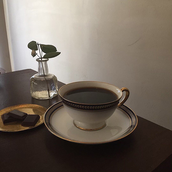 東京・蔵前にある隠れ家カフェ「珈琲とチョコレート 蕪木（カブキ）」のコーヒー
