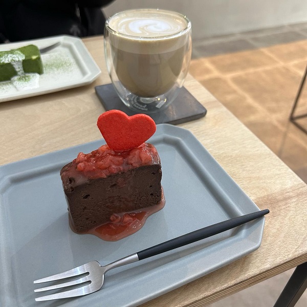 北海道のZIZI COFFEE AND GOODSのバレンタインメニュー