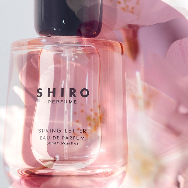 ほんのりとした甘さと上品なフローラルの香りが楽しめる「SHIRO PERFUME SPRING LETTER」
