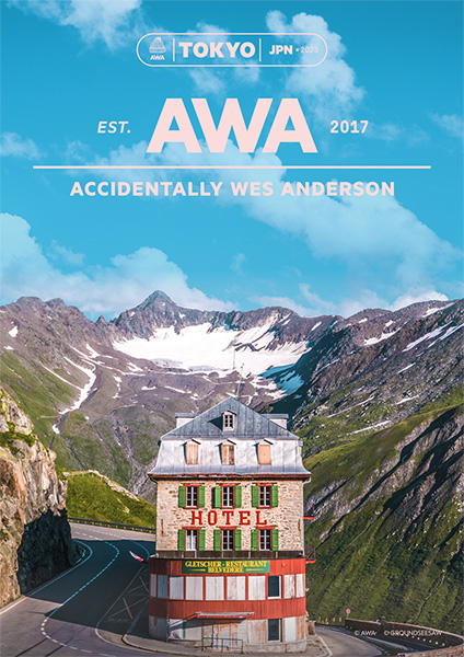 日本に上陸するAWA展「ウェス・アンダーソンすぎる風景展」