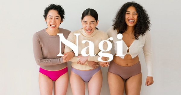 フェムテックブランド・Nagi（ナギ）のブランドイメージポスター