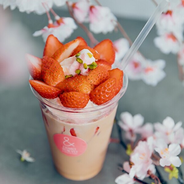 中目黒「& OIMO TOKYO」にお花見限定メニューが登場。カップ入りの贅沢パフェを桜と一緒に楽しみましょ