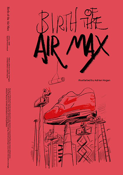 atmosのオリジナル絵本「BIRTH OF THE AIR MAX」