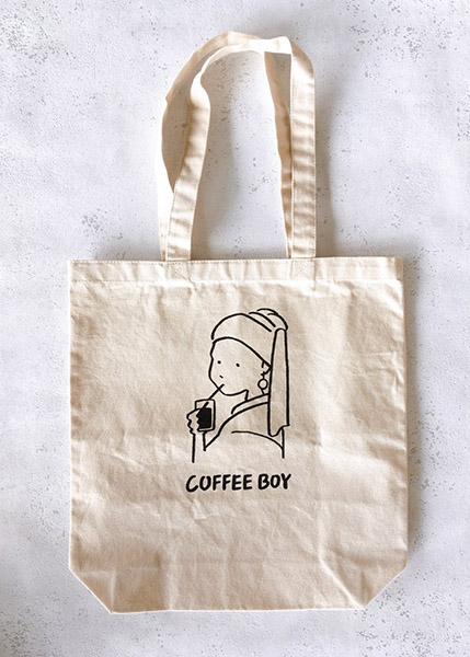 「COFFEE BOY（コーヒーボーイ）」TSUTAYAオリジナルアイテムの「トートバッグ」