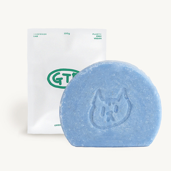 韓国発石鹸ブランド「GREEN TABBY」の「ブルー シャンプーバー」