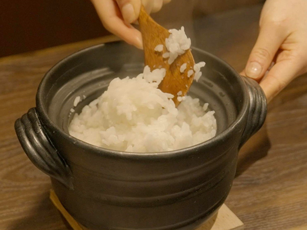 体験型陶芸Bar「ろくろと米 ととと」で提供される玄米