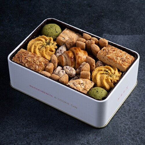 和スイーツ専門店「和楽紅屋」の新作クッキー缶「和楽紅屋のクッキー缶 サレ」