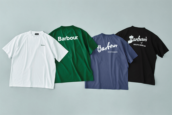 ライフスタイルブランド「Barbour（バブアー）」のロゴTシャツ