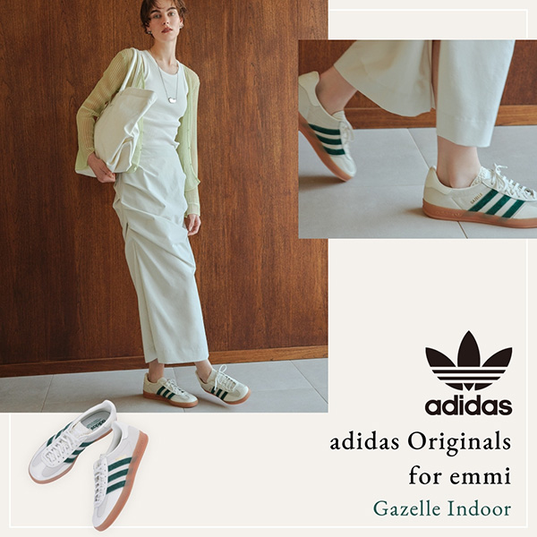 「emmi×adidas Original」の「【adidas Originals for emmi】Gazelle Indoor」