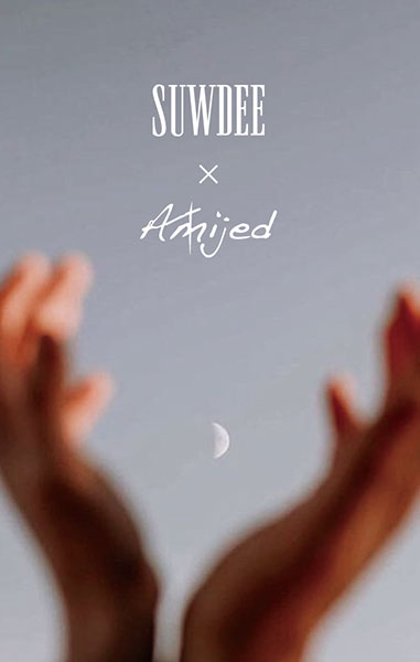 SWUDEEとAmijedのコラボのビジュアル写真
