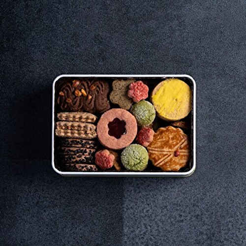 和スイーツ専門店「和楽紅屋」の新作クッキー缶「和楽紅屋のクッキー缶 S」