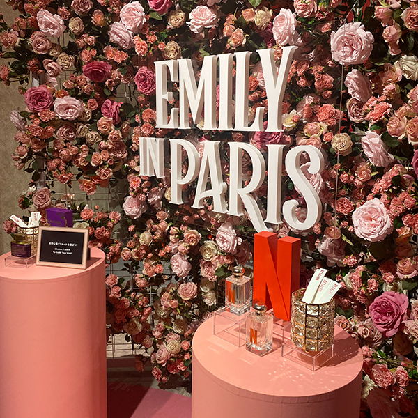東京・原宿「Only On Netflix」イベントの『エミリー、パリへ行く』エリアの様子