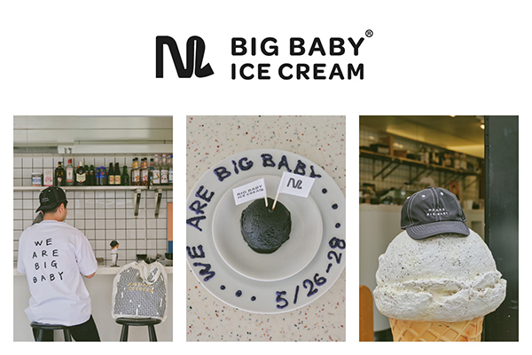 東京・表参道で開催される「WE ARE BIG BABY ICE CREAM SHOP」のビジュアル