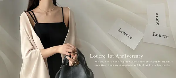 ファッションブランド「Louere」の「Louere Reception ＆ 23AW Exhibition」ビジュアル