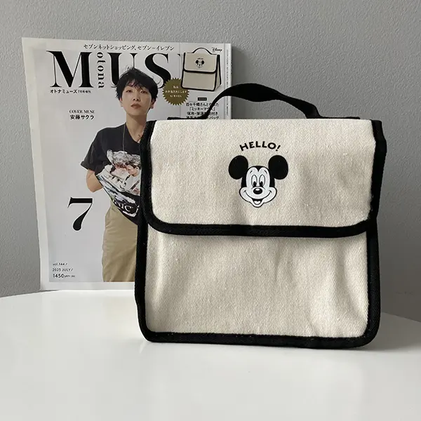 「otona MUSE 2023年7月号増刊」付録、「スタイリスト 百々千晴さんと作ったミッキーマウス 保冷・保温機能付きハンドバッグ」