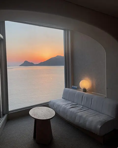 宮崎の「日南海岸 南郷プリンスホテル」の部屋から見える景色