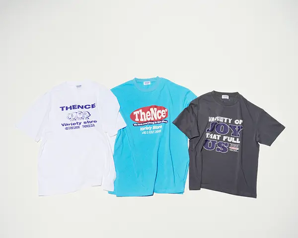 「niko and ...」韓国ソウル発のデザインブランド「THENCE（デンス）」別注Tシャツ