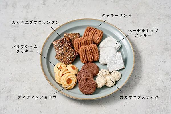 スペシャルティチョコレート専門店「Minimal」祖師ヶ谷大蔵店のシグニチャー「チョコレートクッキー缶」に詰まった6種類のクッキー