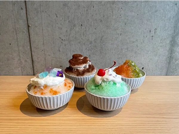 京都駅前のおしゃれなカフェ「tsumugi cafe」に登場した4種類の新作かき氷