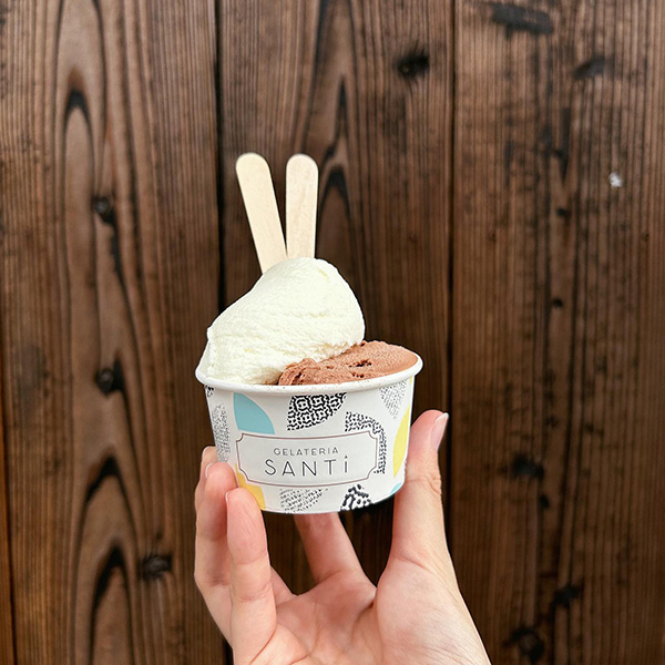 鎌倉にある「GELATERIA SANTi 」のアイスクリーム