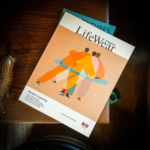 ユニクロが発行しているフリーマガジン『LifeWear magazine』